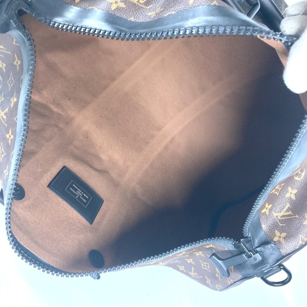 LOUIS VUITTON Black Monogram Canvas Boston Bag - Picture 15 of 16